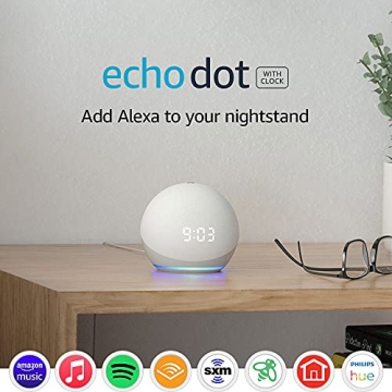 Echo Dot 4th Gen Smart Speaker with Clock and Alexa