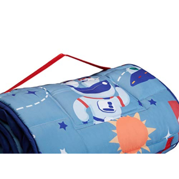Cozy Everyday Kids Nap Mat for Preschoolers - Outer Space Theme