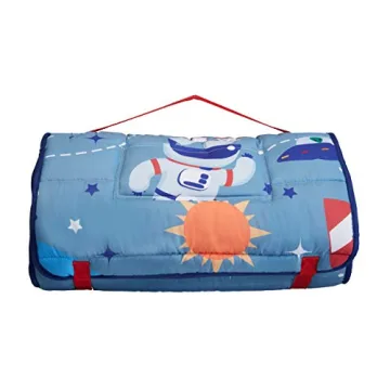 Cozy Everyday Kids Nap Mat for Preschoolers - Outer Space Theme