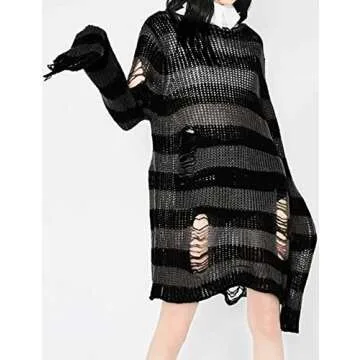 Zhiyouni Punk Gothic Sweater for All Styles and Occasions