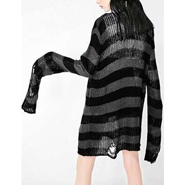 Zhiyouni Punk Gothic Sweater for All Styles and Occasions