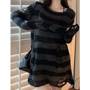 Zhiyouni Punk Gothic Sweater for All Styles and Occasions
