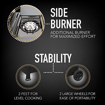 Kenmore 4-Burner Gas Grill with Side Burner and 53,000 BTUs