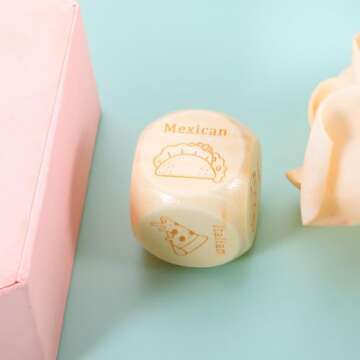 Boo Basket Stuffers for Her- Halloween Basket Stuffers for Adults Boo Basket Ideas 5th Anniversary Wedding Gifts for Couples Date Night Ideas for Husband Wife Funny Dice Anniversary Ideas