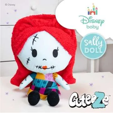 KIDS PREFERRED Disney Baby Cuteeze The Nightmare Before Christmas Sally Stuffed Animal Plush Toy Dol...