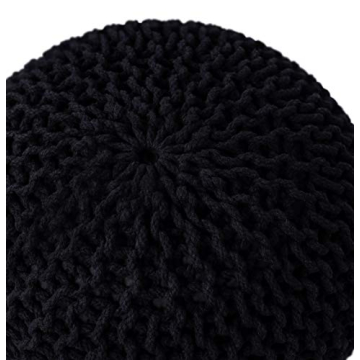 BirdRock Home Round Pouf Ottoman for Stylish Comfort