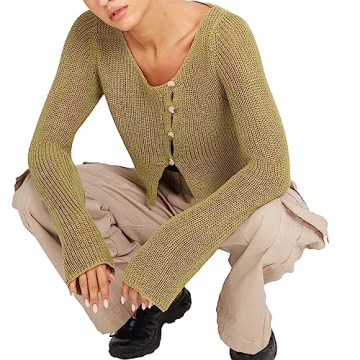 Yuemengxuan Women's Sexy Y2K Cropped Fairy Top