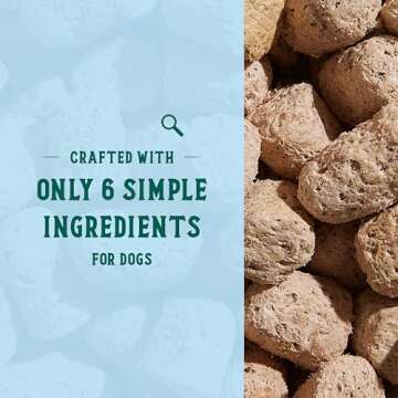 Open Farm Goodbowl Dog Food Topper, Freeze Dried Raw, Grass-Fed Beef & Wholesome Non-GMO Grains Recipe, 8oz Bag