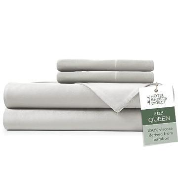 Cooling Bamboo Sheets Set Queen Size for Luxury Sleep