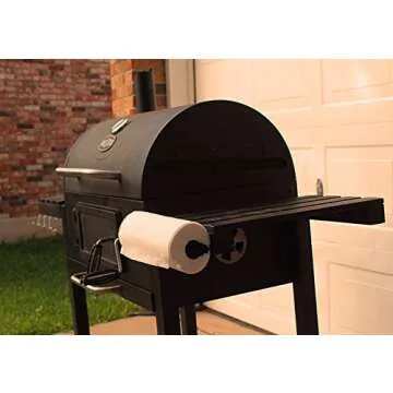 EZ-Roll Holder Paper Towel Holder - Versatile Patended Paper Tissue Holder - Durable Stand with Hooks for RV, Grill, Camping, Garage, Boat - Outdoor Kitchen Paper Roll Holder - Lightweight & Compact