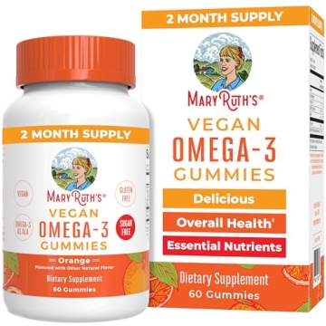 MaryRuth's Vegan Omega 3 Gummies - Sugar-Free, Immune Support