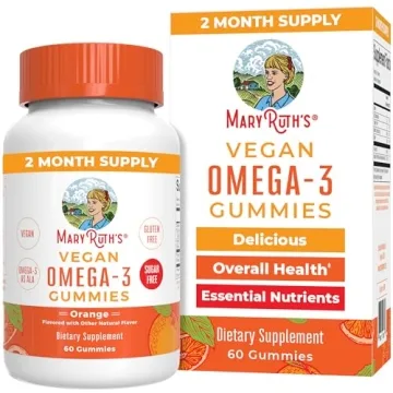 MaryRuth's Vegan Omega 3 Gummies - Sugar-Free, Immune Support