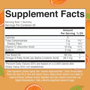 Vegan Omega 3 Gummies Sugar-Free Immune Support