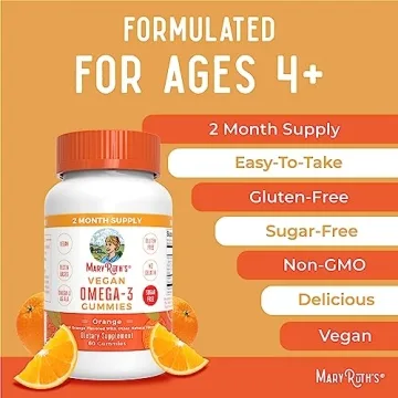 Vegan Omega 3 Gummies Sugar-Free Immune Support