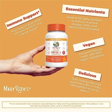 Vegan Omega 3 Gummies Sugar-Free Immune Support