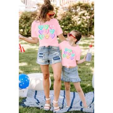 Mommy and Me Valentines Day Shirts for Family Love