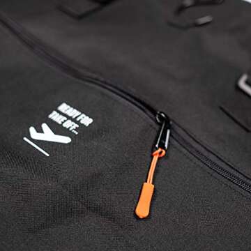 SAY HO UM Trifold 66 Inch Women Travel Garment Bag With 7 pockets | Extra Long Wedding Dress, Formal, Evening, Ball Gown | Hanging, Breathable, Foldable | Full Length Traveling Clothes Carry On