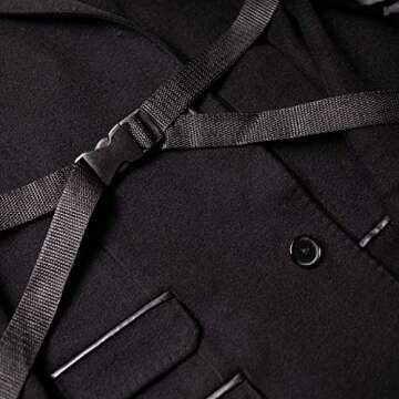 SAY HO UM Trifold 66 Inch Women Travel Garment Bag With 7 pockets | Extra Long Wedding Dress, Formal, Evening, Ball Gown | Hanging, Breathable, Foldable | Full Length Traveling Clothes Carry On