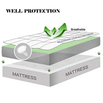 Comfortable EASELAND Twin XL Mattress Pad for Better Sleep