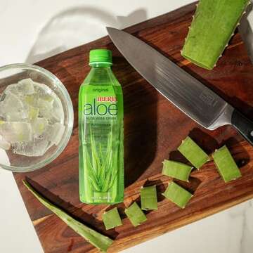 Iberia Aloe Vera Drink with Pure Aloe Pulp, Variety, (Pack of 8) 2 x Original, 2 x Mango, 2 x Pineapple, 2 x Strawberry