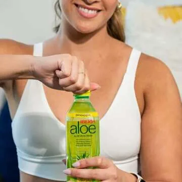 Iberia Aloe Vera Drink Variety Pack of 8 for Refreshing Health