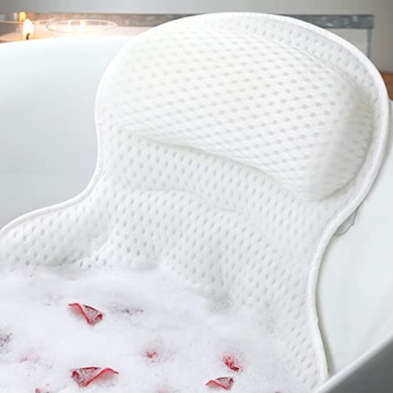 Luxury Bath Pillow for Enhanced Tub Comfort and Support
