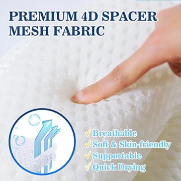 Luxury Bath Pillow for Enhanced Tub Comfort and Support