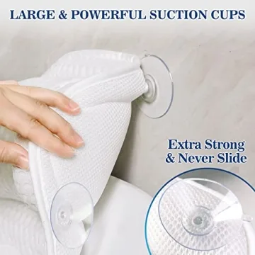 Luxury Bath Pillow for Enhanced Tub Comfort and Support