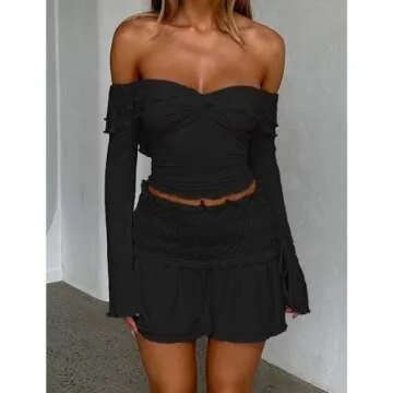 Stylish Goafuliy Off The Shoulder Tops for Women