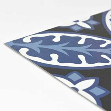 FloorPops FP3309 Capri Peel & Stick Floor Tiles, Multicolor