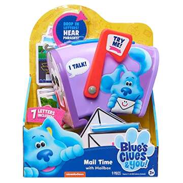 Blue's Clues & You! Mail Time with Mailbox Toy for Kids with Sound, Kids Toys for Ages 3 Up by Just Play