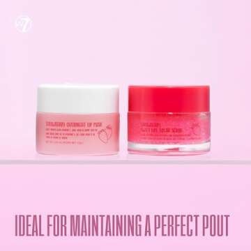 W7 Sweet Dreams Lip Scrub & Mask Duo for Soft Lips
