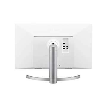 LG 27UL650-W Monitor 27" 4K UHD (3840 x 2160) IPS Display, VESA DisplayHDR 400, sRGB 99% Color Gamut, Radeon FreeSync, 3-Side Virtually Borderless Display- White