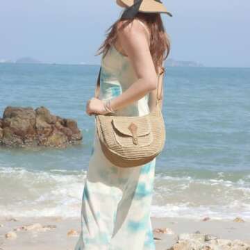 Oweisong Straw Crossbody Bag for Women - Trendy 2025