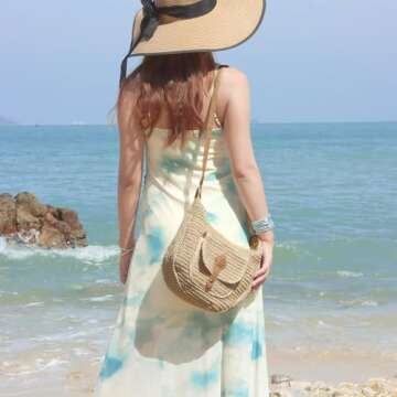 Oweisong Straw Crossbody Bag for Women - Trendy 2025