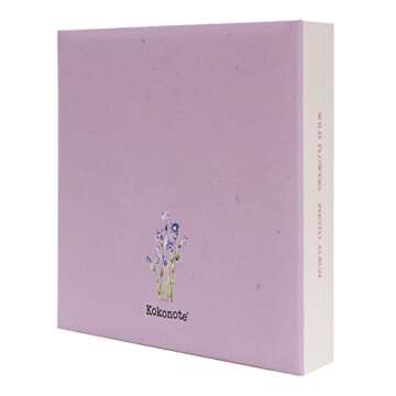 Grupo Erik Botanical Wild Flowers Photo Album | 6x4 Photo Album - 10x15 cm | Family Photo Album 200 ...