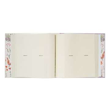 Grupo Erik Botanical Wild Flowers Photo Album | 6x4 Photo Album - 10x15 cm | Family Photo Album 200 Pockets | Friend Gifts | Photo Books For Memories | Photo Album Slip In