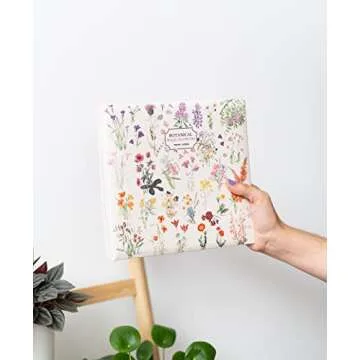 Grupo Erik Botanical Wild Flowers Photo Album | 6x4 Photo Album - 10x15 cm | Family Photo Album 200 Pockets | Friend Gifts | Photo Books For Memories | Photo Album Slip In
