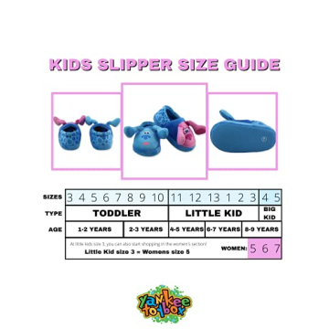 Nickelodeon Blue's Clues Toddler Plush Aline Slippers