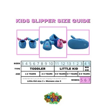 Nickelodeon Blue's Clues Toddler Plush Aline Slippers