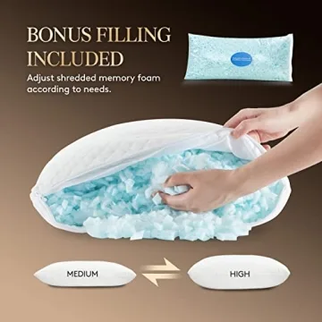 Adjustable Shredded Memory Foam Pillow for All Sleepers