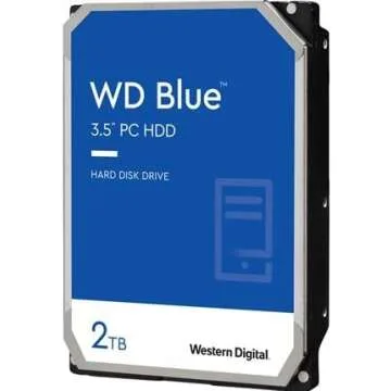 Western Digital 2TB WD Blue PC Internal Hard Drive - 7200 RPM Class, SATA 6 Gb/s, 256 MB Cache, 3.5" - WD20EZBX