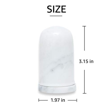 JIMEI Marble Toothpick Holder Elegant Functional Dispenser