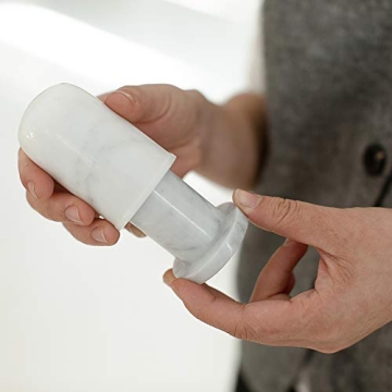 JIMEI Marble Toothpick Holder Elegant Functional Dispenser