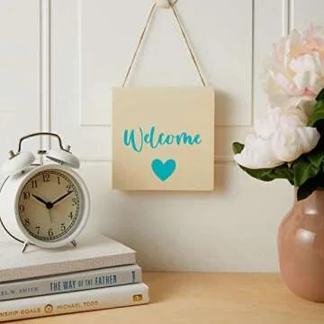 Bright Creations 6 Pack Unfinished Wood Canvas Boards for Painting, Blank Deep Cradle 5x5 Panels for Art Projects (0.85 in Thick)