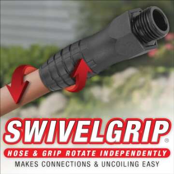 Colors Garden Hose with SwivelGrip, 5/8 in. x 50 ft., Drinking Water Safe, Red Clay - HFZC550TCS