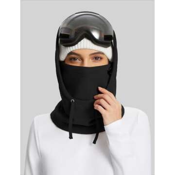 Baleaf Thermal Fleece Balaclava for Winter Sports and Activities