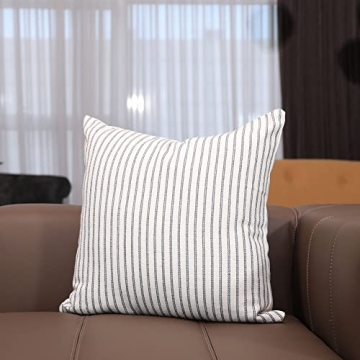 Stylish BOYSUM Gray and Beige Throw Pillow Covers