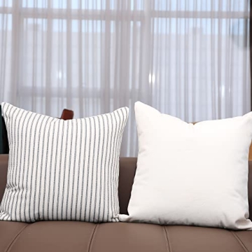 Stylish BOYSUM Gray and Beige Throw Pillow Covers