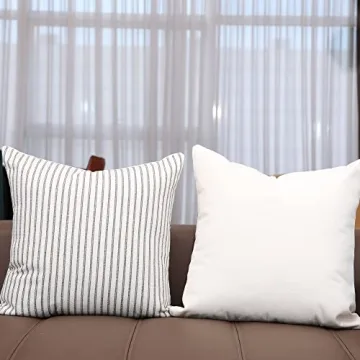 Stylish BOYSUM Gray and Beige Throw Pillow Covers